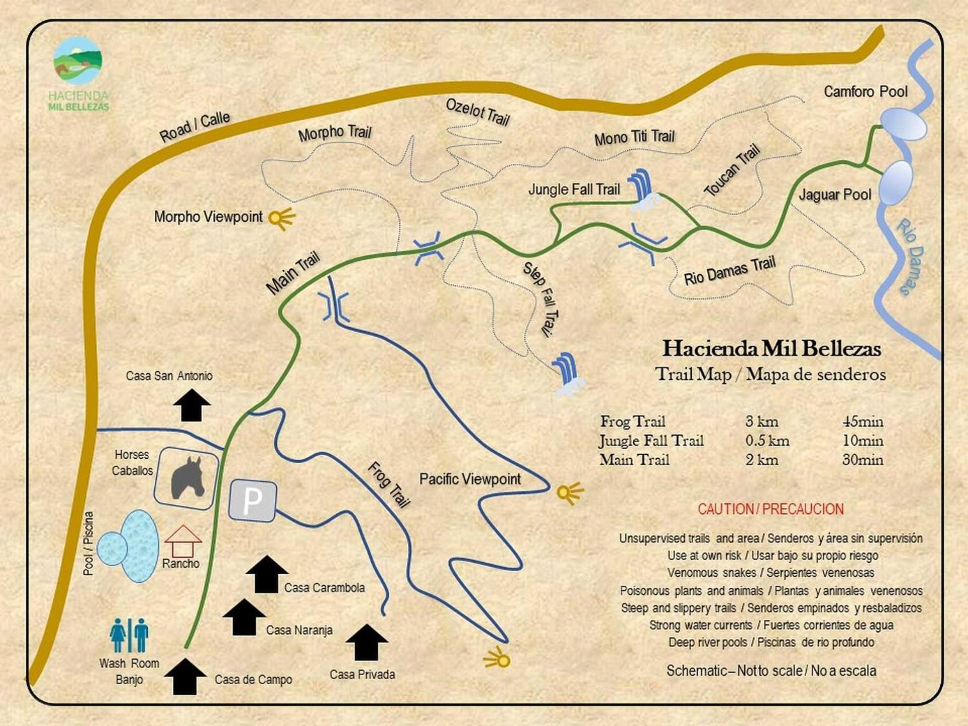 Hacienda Mil Bellezas - Private 40Ha Jungle Reserve Quepos Εξωτερικό φωτογραφία